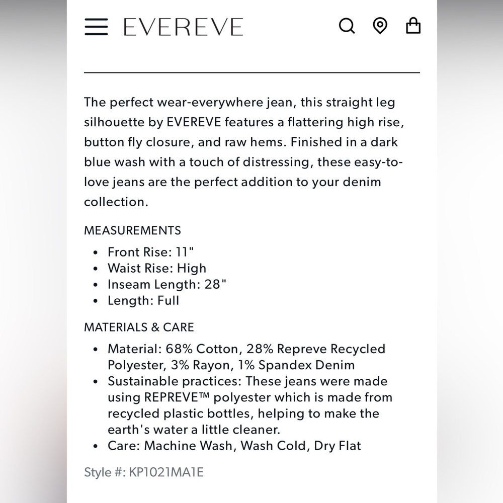 EVEREVE Ever straight - Picture 4 of 9